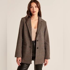 Women's Wool-Blend Blazer Coat